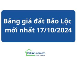Bảng giá đất Bảo Lộc