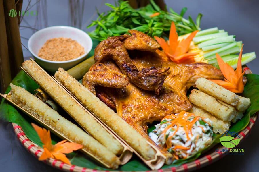 com lam ga nuong