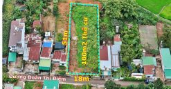 Lô nền Đoàn Thị Điểm, thị trấn Di Linh 18x51