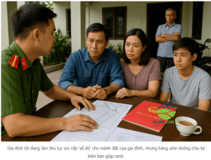 Hàng Xóm Không Ký Giáp Ranh, Có Cách Nào Làm Được 'Sổ Đỏ' Không?