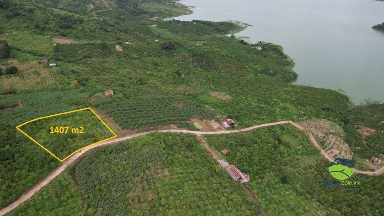 view ho thuy dien Dong Nai 2 Dien tich 1407 m2 co san 200m2 dat o 1