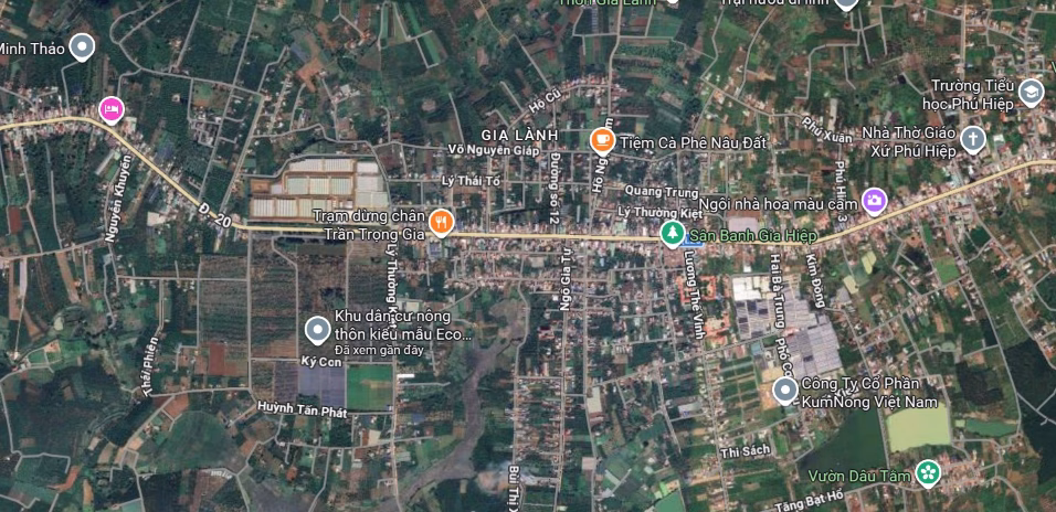 vi tri Eco Grand Land Di Linh